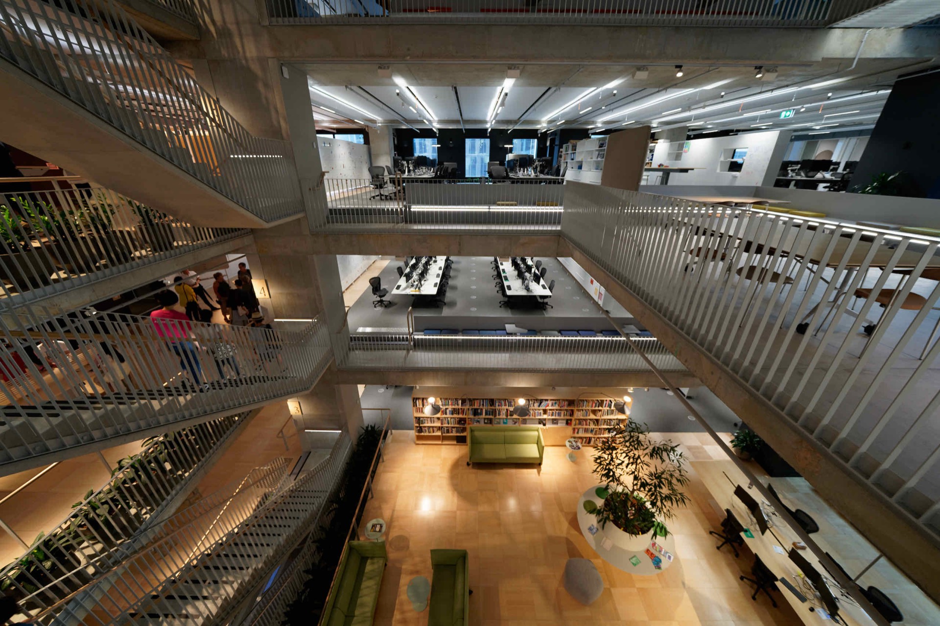 Arup Sydney central void and library