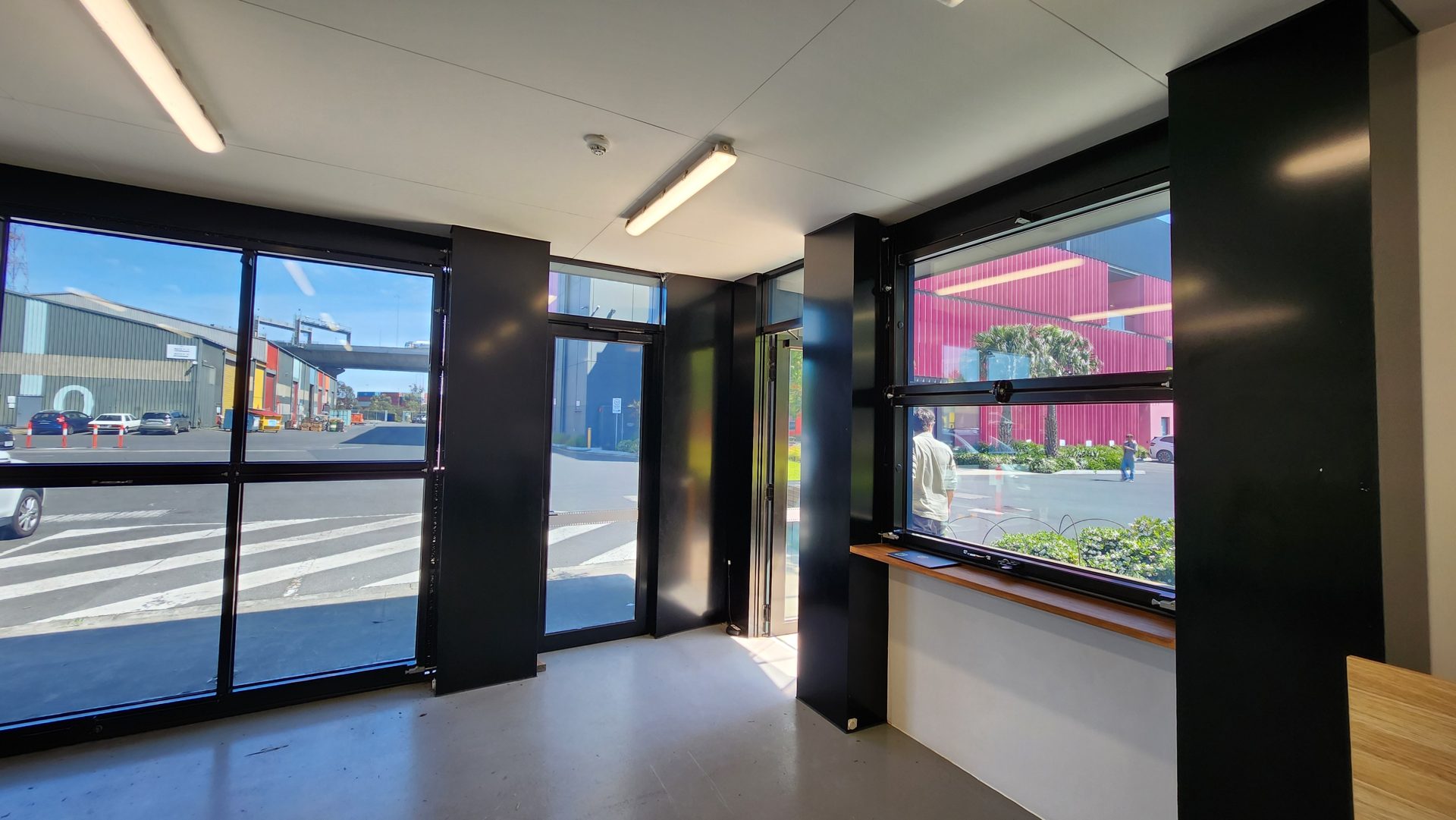 The proposed coffee space at Docklands Studios Melbourne